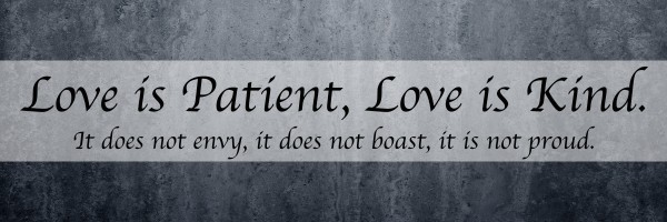 Love Is 2 by Scripture on the Walls
